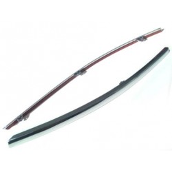 Молдинг бампера Ауди А6 05-08 левый хром